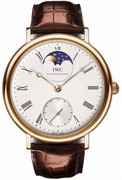 IWC IW544803 Portofino Mens Hand Wind 18kt Rose Gold