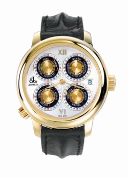 Jacob Co. gMT1Yg GMT World Time Automatic Mens Automatic 18k Yellow Gold
