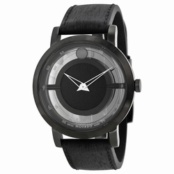 Movado 0606568 Museum Mens Quartz Black PVD Stainless Steel