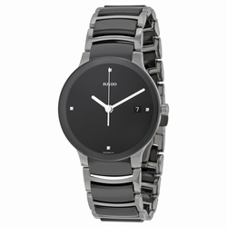 Rado R30934712 Centrix Mens Quartz Black Ceramic