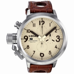 U-Boat 6118 Flightdeck Mens Automatic Stainless Steel