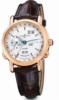 Ulysse Nardin 322-88-91 GMT Perpetual Mens Automatic 18kt Yellow Gold