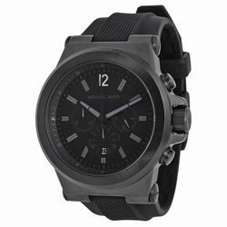 Michael Kors MK8152 Dylan Mens Quartz Black Ion-plated Stainless-Steel