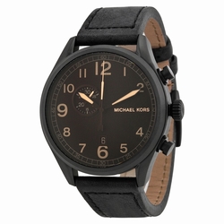 Michael Kors MK7069 Hangar Mens Quartz Black Ion-plated Stainless Steel