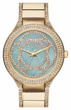 Michael Kors MK3481 Kerry Ladies Quartz Gold-Tone Stainless Steel