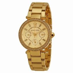 Michael Kors MK6056 Ladies Quartz Gold-tone Stainless Steel