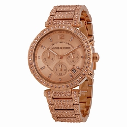 Michael Kors MK5663 Parker Ladies Quartz Rose gold-tone Stainless Steel