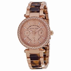 Michael Kors MK5841 Parker Ladies Quartz Rose Gold-tone Stainless Steel