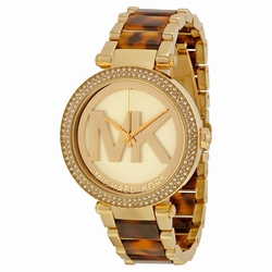 Michael Kors MK6109 Parker Ladies Quartz Gold-tone Stainless Steel