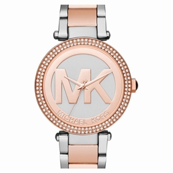 Michael Kors MK6314 Parker Ladies Quartz Rose Gold-Tone