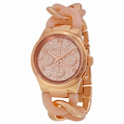 Michael Kors MK4283 Runway Ladies Quartz Rose Gold-tone Stainless Steel