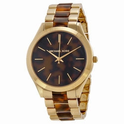 Michael Kors MK4284 Runway Ladies Quartz Gold-tone Stainless Steel