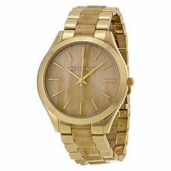Michael Kors MK4285 Runway Ladies Quartz Gold-tone Stainless Steel