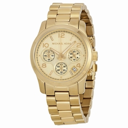Michael Kors MK5055 Runway Unisex Quartz Gold-tone Stainless Steel