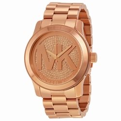 Michael Kors MK5661 Runway Ladies Quartz Rose Gold-tone Stainless Steel