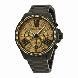 Michael Kors MK5961 Wren Ladies Quartz Black Ion-plated Stainless Steel