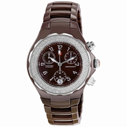 Michele MWW12A000011 Ladies Quartz Brown Ceramic