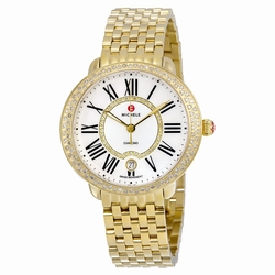 Michele MWW21B000031 Ladies Quartz 18kt Gold-plated Stainless Steel