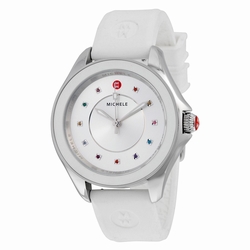 Michele MWW27A000007 Ladies Quartz White Silicone