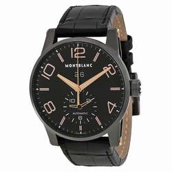 Montblanc 106066 Mens Automatic Black PVD Stainless Steel