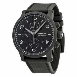 Montblanc 111197 Mens Automatic Black DLC Stainless Steel