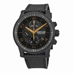 Montblanc 111684 Mens Automatic Black DLC Stainless Steel