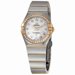 Omega 123.25.27.60.55.002 Constellation Ladies Quartz Stainless Steel