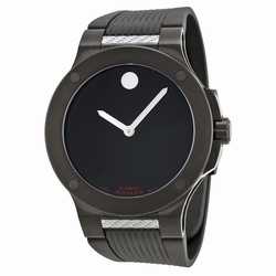Movado 0606492 Mens Automatic Black PVD Stainless Steel and Texalium