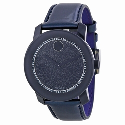Movado 3600229 Ladies Quartz Navy TR90 Compostite and Stainless Steel