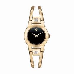 Movado 0604984 Amorosa Ladies Quartz Gold-tone Stainless Steel
