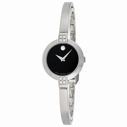 Movado 0605855 Bela Ladies Quartz Stainless Steel with Diamonds