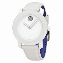 Movado 3600043 Bold Unisex Quartz White TR90 Resin/Stainless Steel
