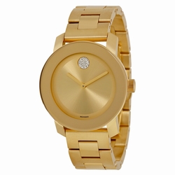 Movado 3600104 Bold Unisex Quartz Yellow Gold Ion-plated Stainless Steel