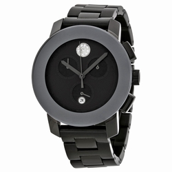 Movado 3600143 Bold Ladies Quartz Grey Ion-plated Stainless Steel