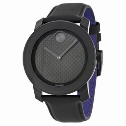 Movado 3600170 Bold Mens Quartz Black TR90 Composite and Stainless Steel