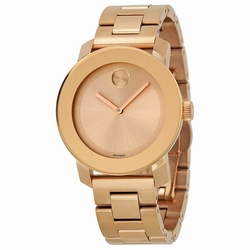 Movado 3600188 Bold Ladies Quartz Rose Gold Ion-plated Stainless Steel