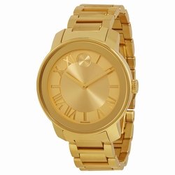 Movado 3600197 Bold Unisex Quartz Yellow Gold Ion-plated Stainless Steel