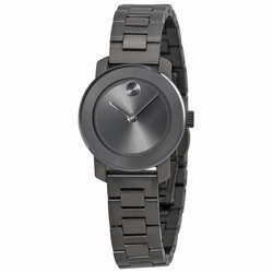 Movado 3600236 Bold Ladies Quartz Gunmetal Ion-plated Stainless Steel