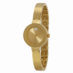 Movado 3600285 Bold Ladies Quartz Yellow Gold Ion-Plated Stainless Steel