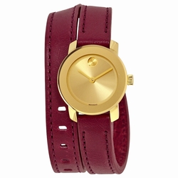 Movado 3600344 Bold Ladies Quartz Yellow Gold IP Stainless Steel