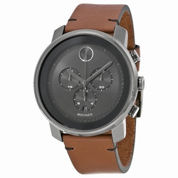 Movado 3600367 Bold Mens Quartz Grey IP Stainless Steel