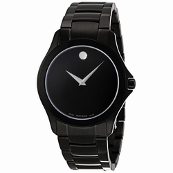 Movado 0606486 Museum Mens Quartz Black Ion-plated Stainless Steel