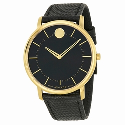 Movado 0606847 Museum Mens Quartz Yellow Gold Ion-plated Stainless Steel