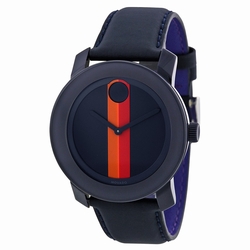 Movado 1243 Unisex Quartz Navy TR90 and Stainless Steel