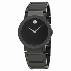 Movado 0606307 Sapphire Mens Quartz Black PVD Stainless Steel