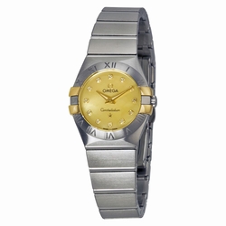 Omega 123.20.24.60.57.002 Ladies Quartz Stainless Steel