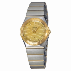 Omega 12320276057001 Ladies Quartz Stainless Steel