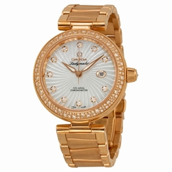 Omega 425.65.34.20.55.001 Ladies Automatic 18kt Rose Gold