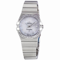 Omega 123.15.27.60.55.001 Constellation Ladies Quartz Stainless Steel