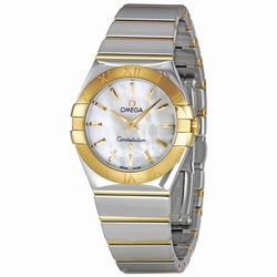 Omega 123.20.27.60.05.004 Constellation Ladies Quartz Steel & Yellow Gold Polished